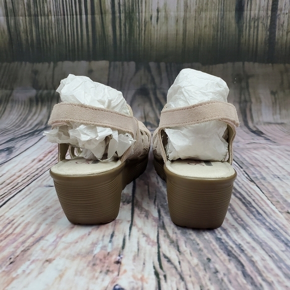 Skeckers Cali Parallel Memory Foam Wedge Sandals - Picture 9 of 15